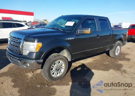 2013 Ford F-150 Lariat из США, поврежденный, VIN 1FTFW1EF9DFB64796